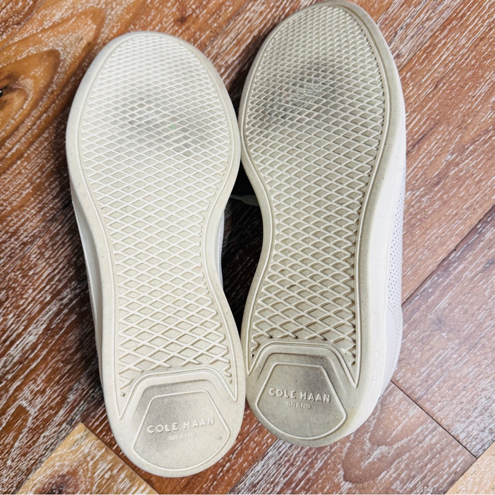 Cole Haan Men’s White Leather Lightweight Sneakers Shoes / Men’s 10 M / C40832 - Picture 8 of 9